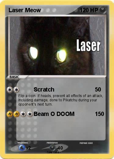 Pokemon Laser Meow