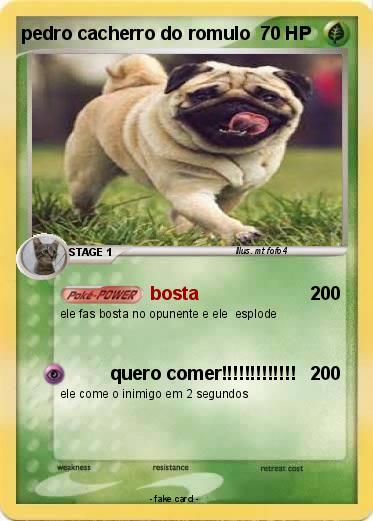 Pokemon pedro cacherro do romulo