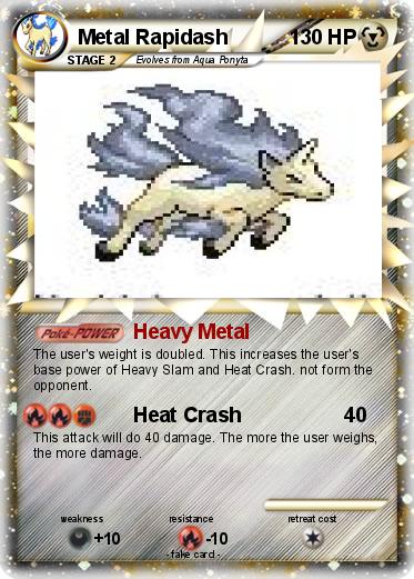 Pokemon Metal Rapidash