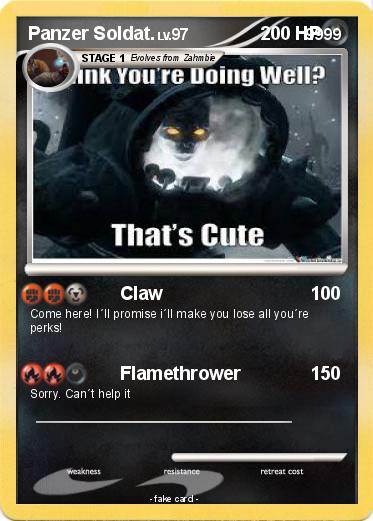 Pokemon Panzer Soldat.