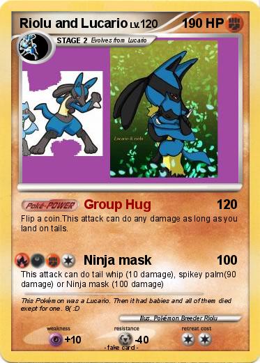 Pokemon Riolu and Lucario