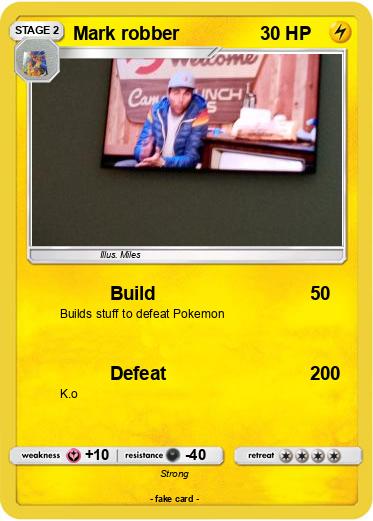Pokemon Mark robber