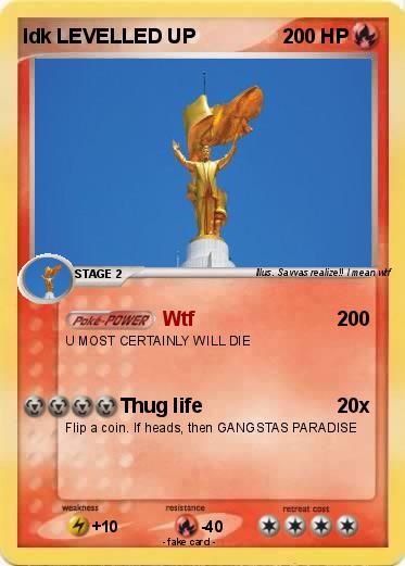 Pokemon Idk LEVELLED UP