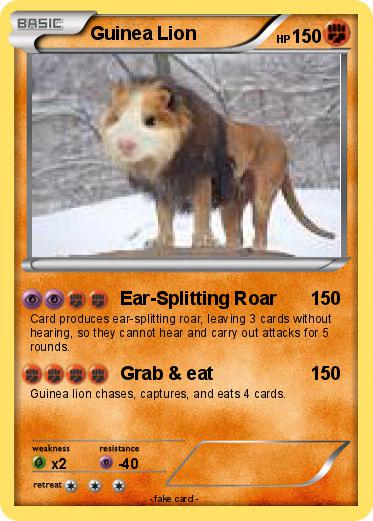 Pokemon Guinea Lion