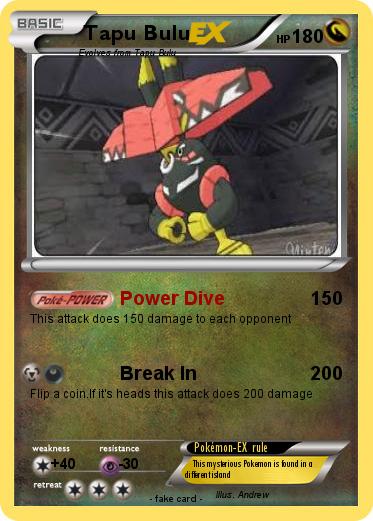 Pokemon Tapu Bulu