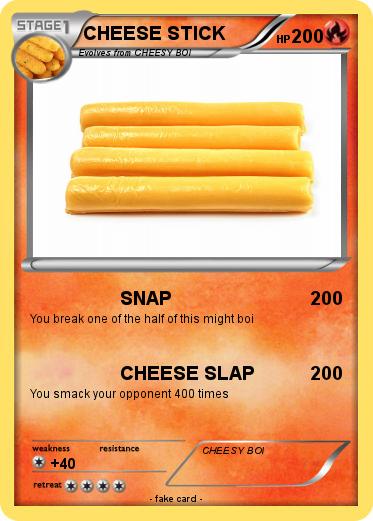 Pokemon CHEESE STICK