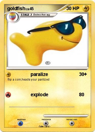 Pokemon goldfish