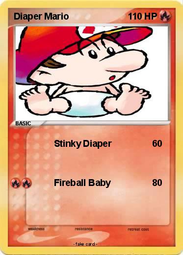 Pokemon Diaper Mario