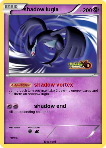 Pokemon shadow lugia