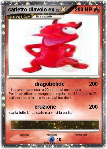 Pokemon carletto diavolo ex