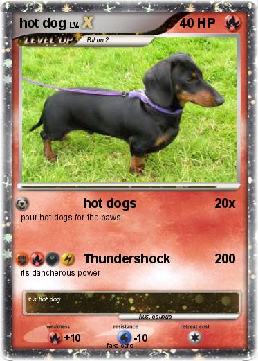 Pokemon hot dog