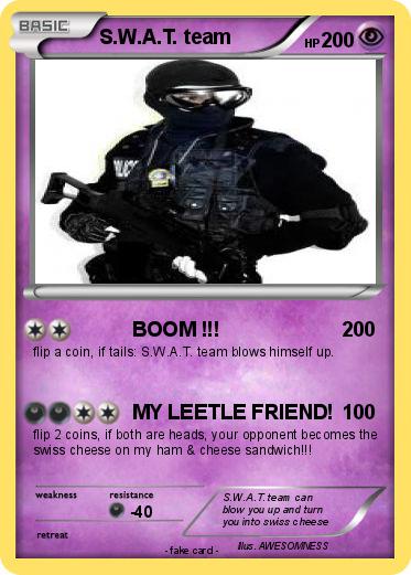 Pokemon S.W.A.T. team