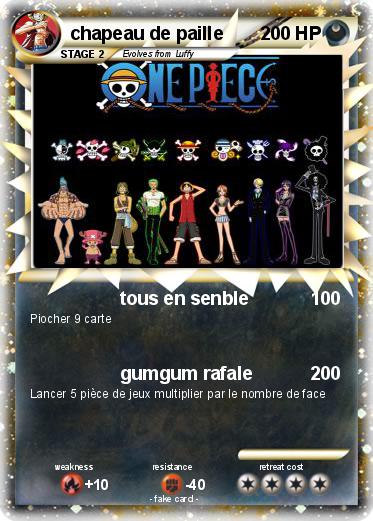 Pokemon chapeau de paille
