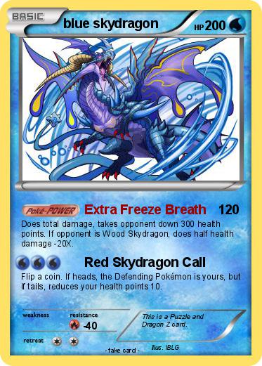 Pokemon blue skydragon