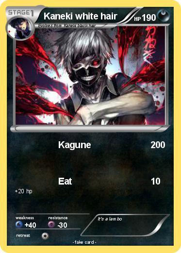 Pokemon Kaneki white hair
