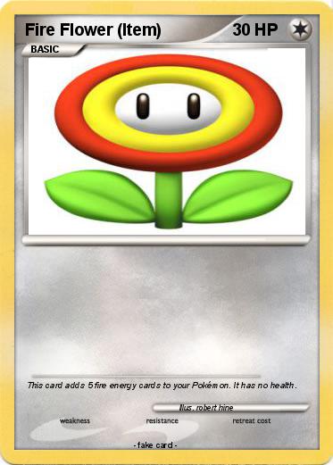 Pokemon Fire Flower (Item)