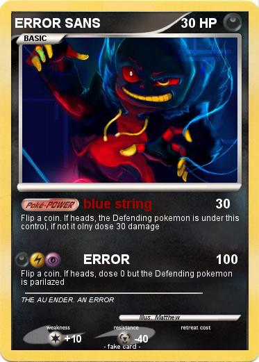 Pokemon ERROR SANS