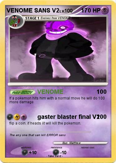 Pokemon VENOME SANS V2