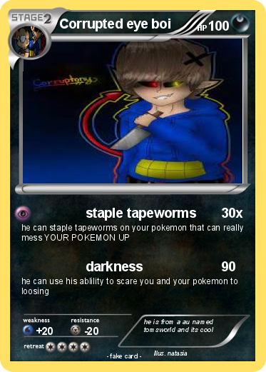Pokemon Corrupted eye boi