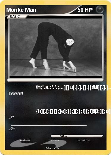 Pokemon Monke Man