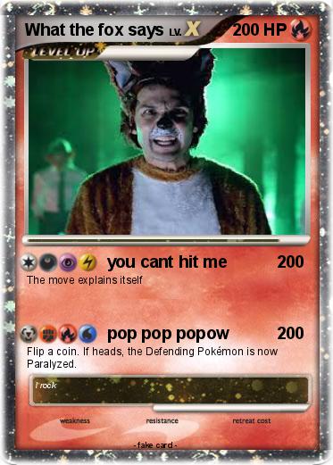 Pokemon What the fox says