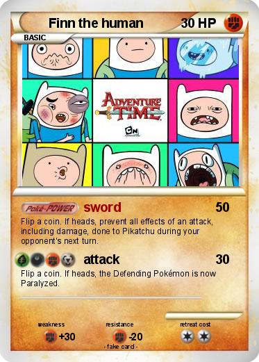 Pokemon Finn the human