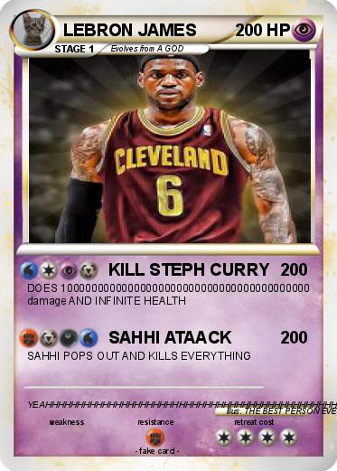 Pokemon LEBRON JAMES