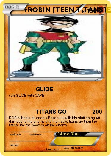 Pokemon rROBIN [TEEN TITANS]