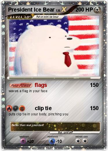 Pokemon President Ice Bear