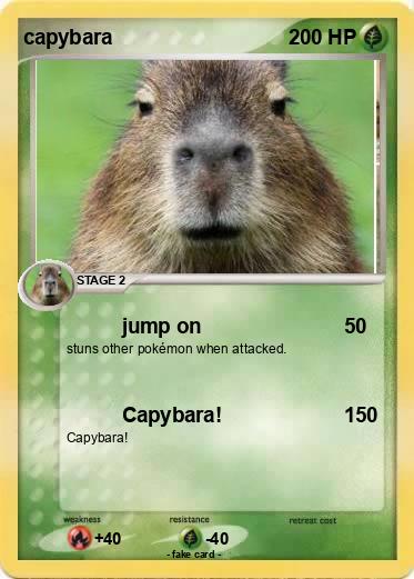 Pokemon capybara