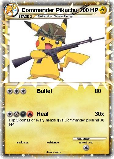 Pokemon Commander Pikachu