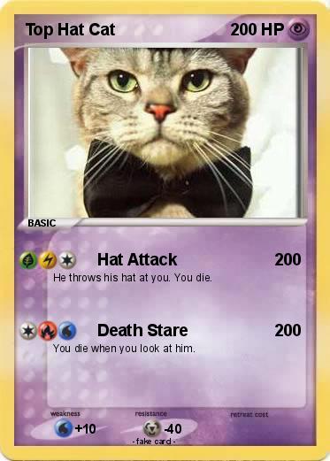 Pokemon Top Hat Cat
