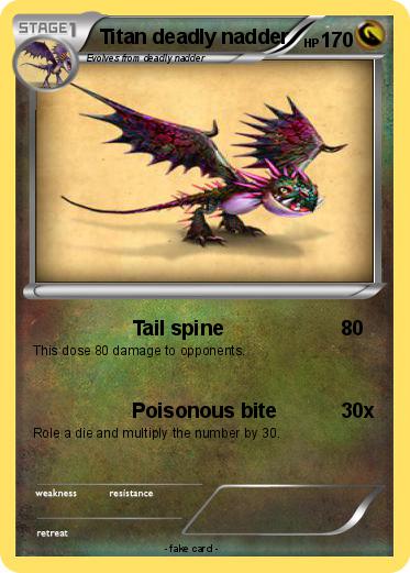 Pokemon Titan deadly nadder