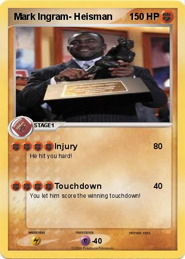 Pokemon Mark Ingram- Heisman