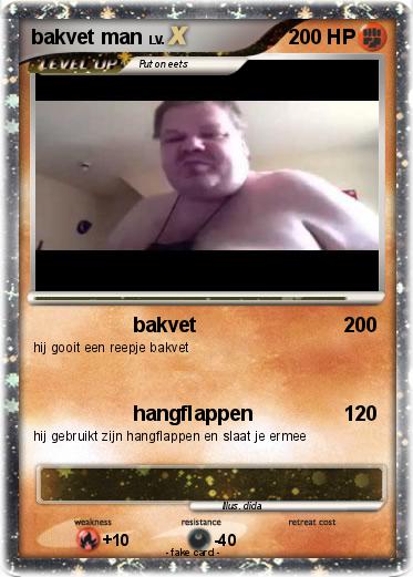 Pokemon bakvet man