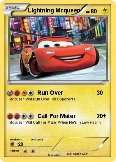 Pokemon Lightning Mcqueen