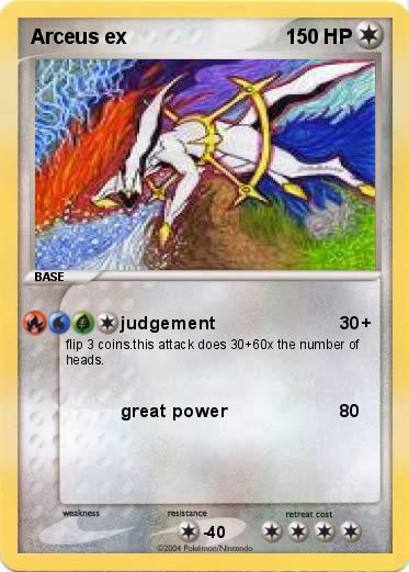Pokemon Arceus ex