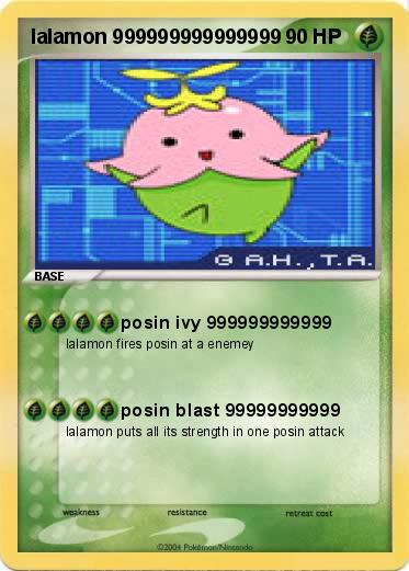 Pokemon lalamon 999999999999999