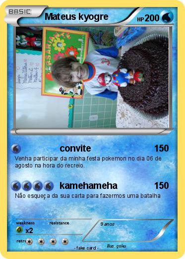 Pokemon Mateus kyogre