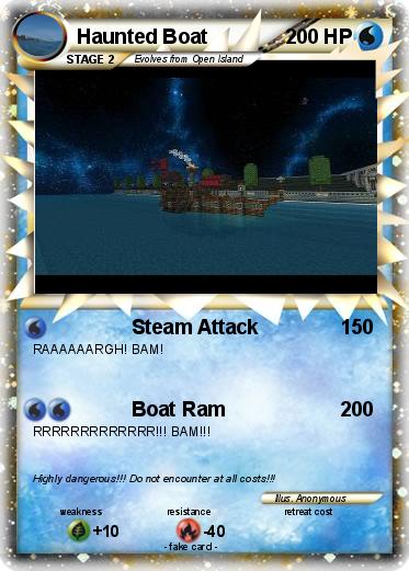 Pokemon Haunted Boat
