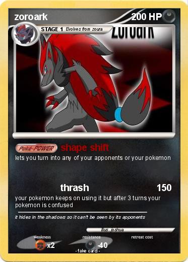 Pokemon zoroark