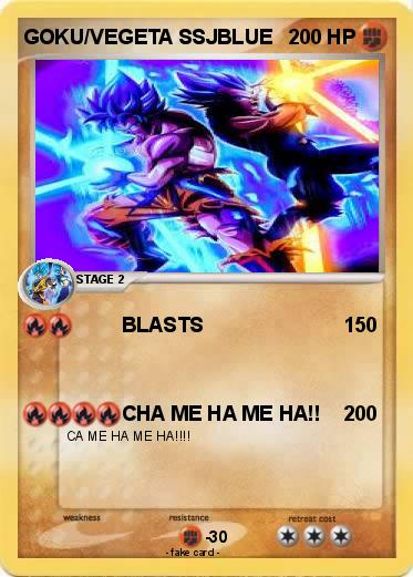 Pokemon GOKU/VEGETA SSJBLUE