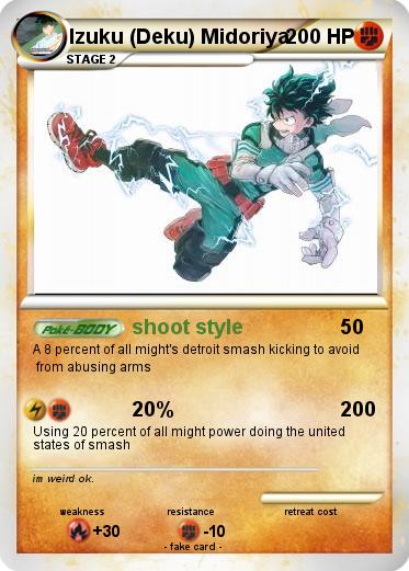 Pokemon Izuku (Deku) Midoriya