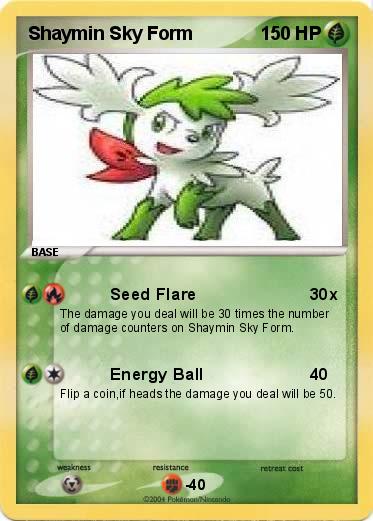 Pokemon Shaymin Sky Form