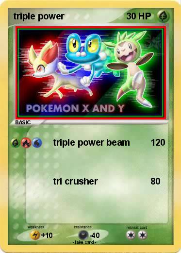 Pokemon triple power
