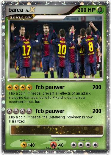 Pokemon barca