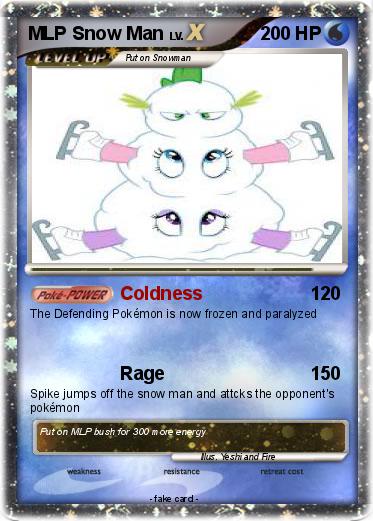 Pokemon MLP Snow Man