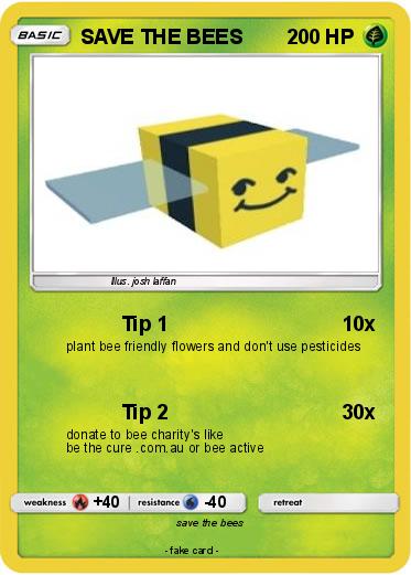 Pokemon SAVE THE BEES