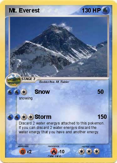 Pokemon Mt. Everest