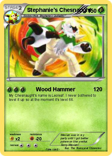 Pokemon Stephanie's Chesnaught
